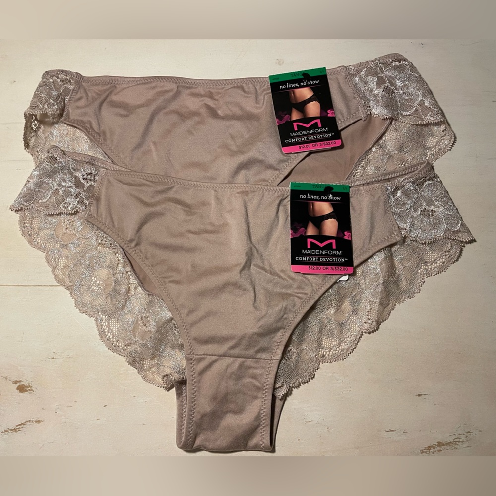Maidenform Lace Back Tanga Panties New With Tags